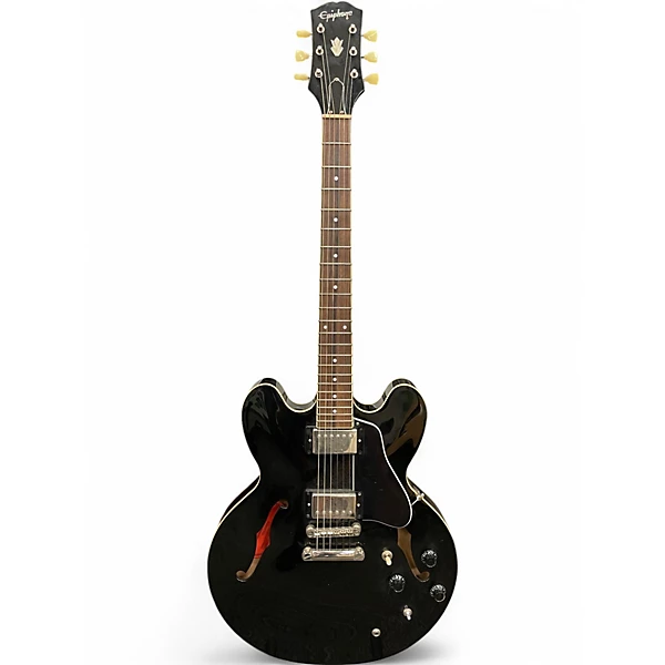Epiphone Used Epiphone ES335 Black Hollow Body Electric Guitar