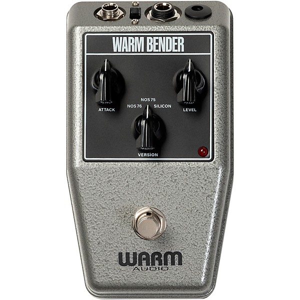 Warm Bender Fuzz Effects Pedal Silver