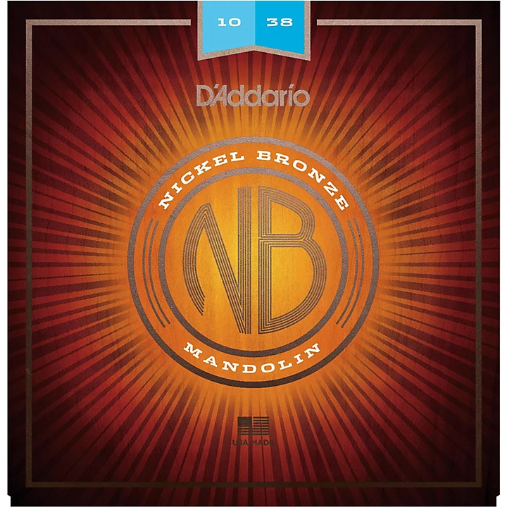 NBM1038 Nickel Bronze Light Mandolin Strings 10 38
