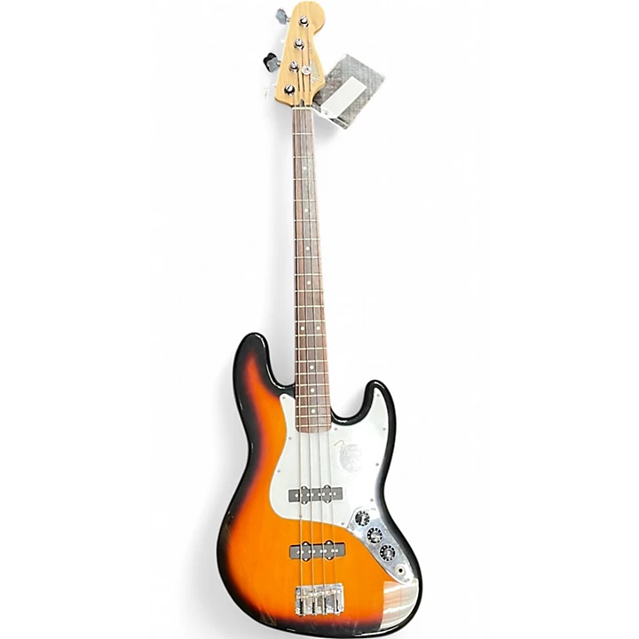 Used Fender Standard Jazz Bass 2 Color Sunburst Electric Bass Guitar