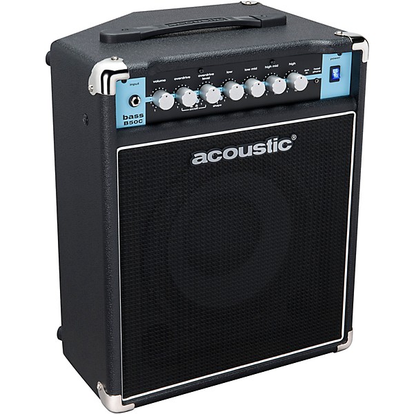 B50C 1X10 50W Bass Combo with Tilt Back Cab Black