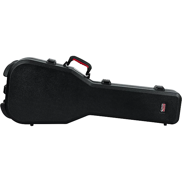 TSA ATA Molded Gibson SG Guitar Case Black Black