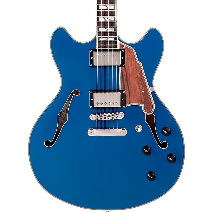 Deluxe Series DC Limited Edition Semi Hollow Electric Guitar Sapphire