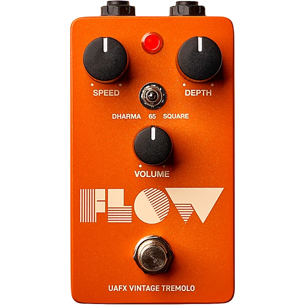 Flow Vintage Tremolo Effects Pedal Orange
