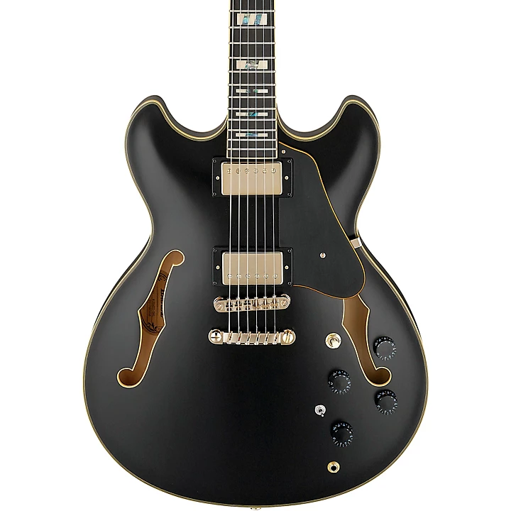 Ibanez JSM20 John Scofield Signature Electric Guitar Black Low Gloss