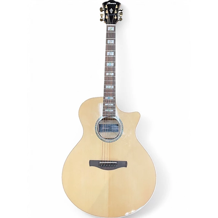 Ibanez Used Ibanez AE390 NTA Natural Acoustic Electric Guitar.gc