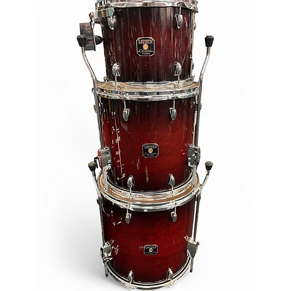 Gretsch Drums Used Gretsch Drums 4 Piece Catalina Maple Gloss Cherry Burst Drum Kit.gc