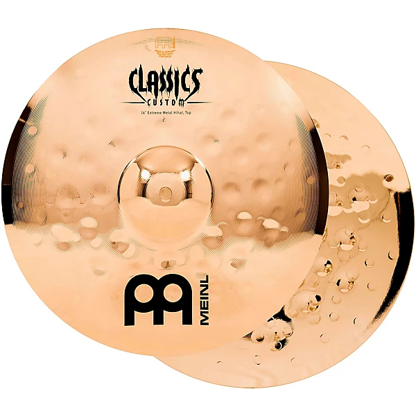 MEINL Classics Custom Extreme Metal Hi Hat Cymbal Pair 14 in.
