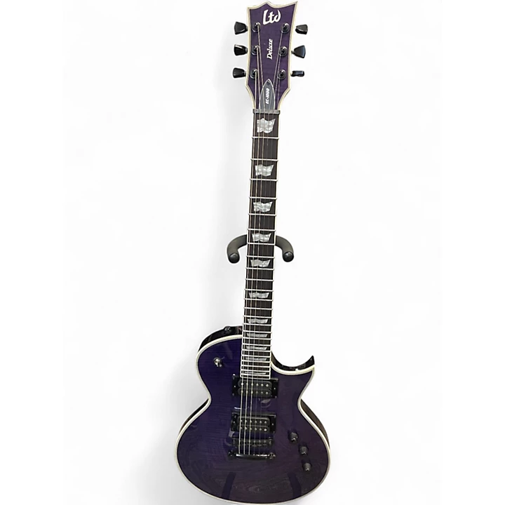 ESP Used ESP LTD EC1000 Purple Solid Body Electric Guitar