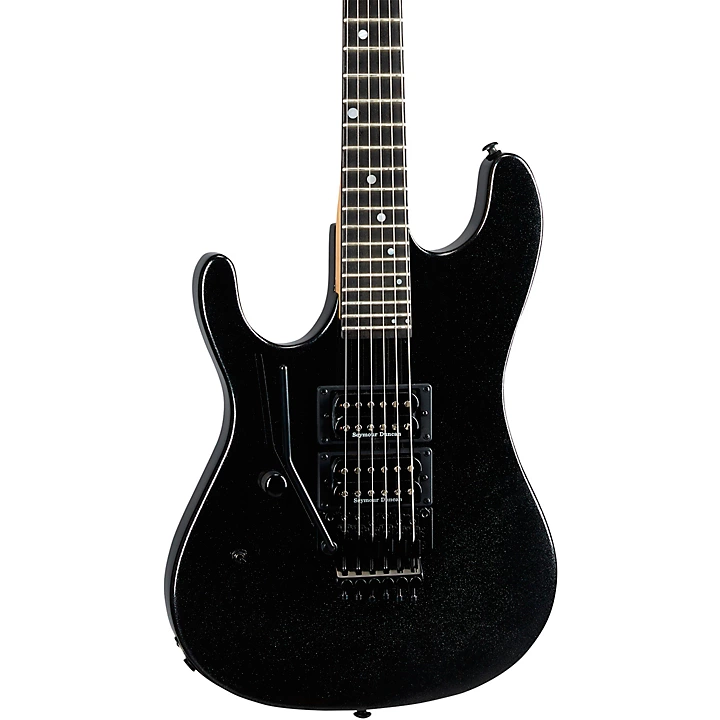 Nightswan Left Handed Electric Guitar Jet Black Metallic