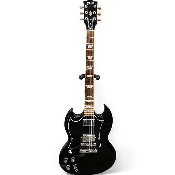 Gibson Used 2001 Gibson SG Standard Left Handed Ebony Electric Guitar.gc