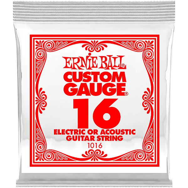 ERNIE BALL 1016 016GA SNGL ELEC STR