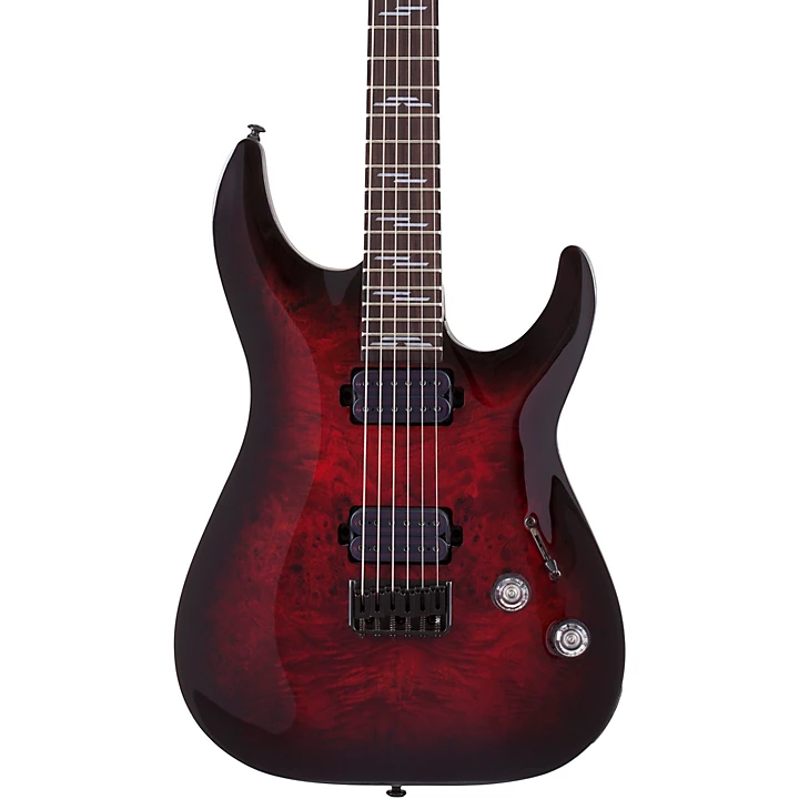 Omen Elite 6 Electric Guitar Black Cherry Burst