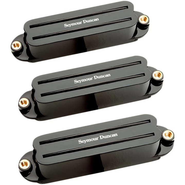 Hot Rails Strat Pickup Set Black