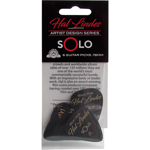 Hal Lindes sOlo Guitar Picks 78 mm