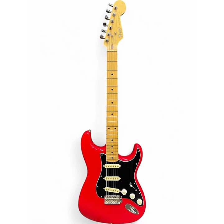 Used Fender MIJ Stratocaster Red Solid Body Electric Guitar