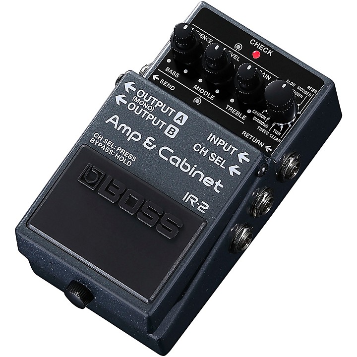 IR 2 Amp Cabinet Effects Pedal Dark Grey