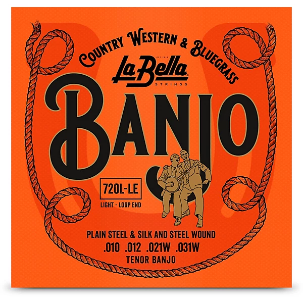 720 LE Silk Steel Loop Ends Tenor Banjo Strings Light