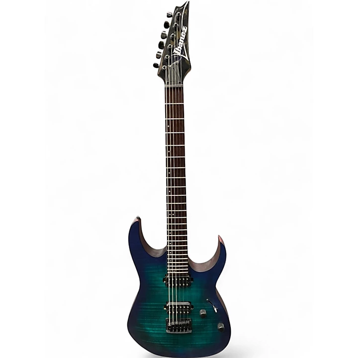 Used Ibanez RG6003FM Loch Ness Green Solid Body Electric Guitar