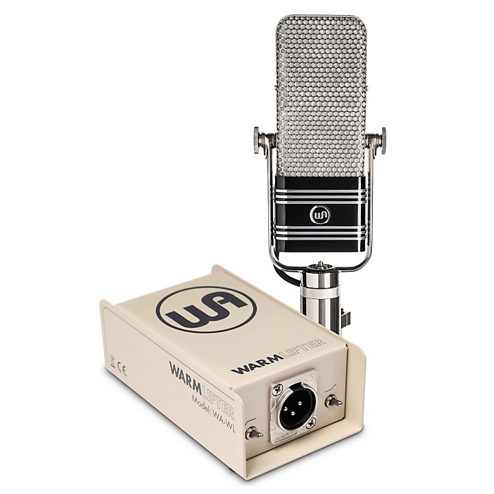 WA 44 Ribbon Microphone with Warm Lifter Active Mic Preamp