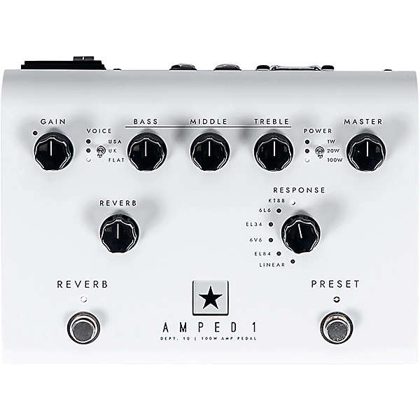 DEPT 10 AMPED 1 100W Amp Pedal White