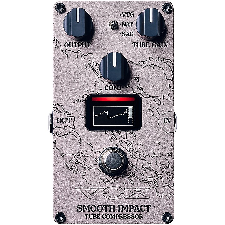 Valvenergy Smooth Impact Compressor Effects Pedal Bronze