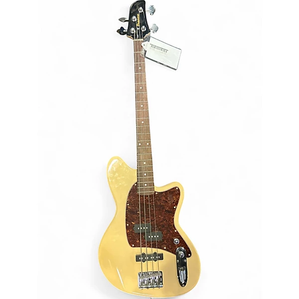 Used Ibanez tmb100 Antique White Electric Bass Guitar