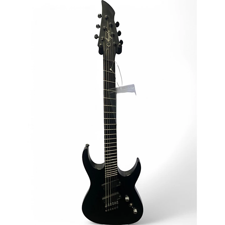 Used Agile Pendulum 7 Black Solid Body Electric Guitar