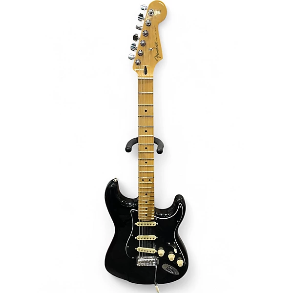 Used Fender Player Stratocaster Black Solid Body Electric Guitar