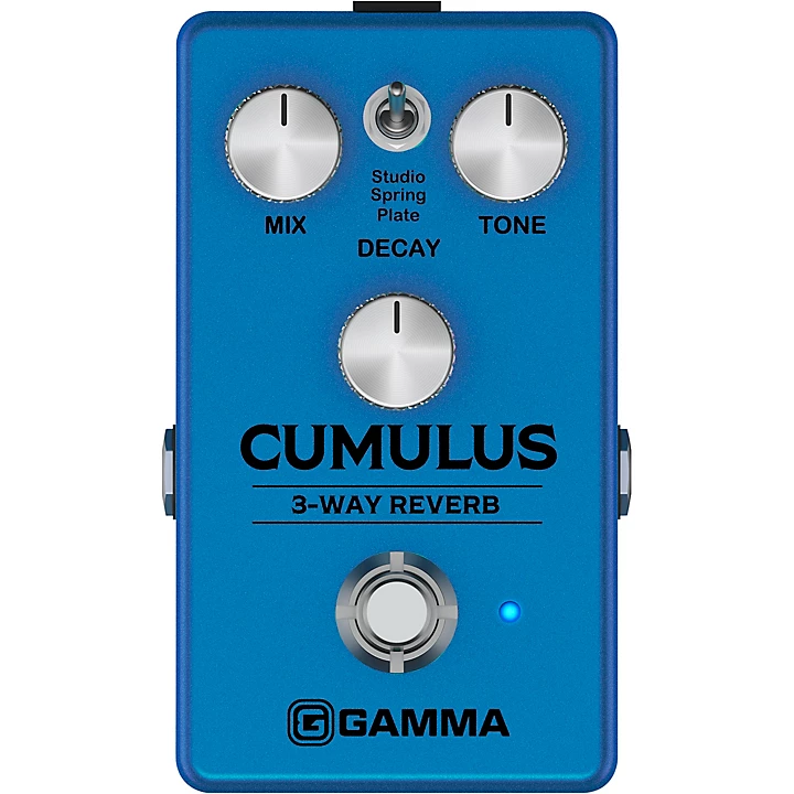GAMMA Cumulus 3 Way Reverb Effects Pedal