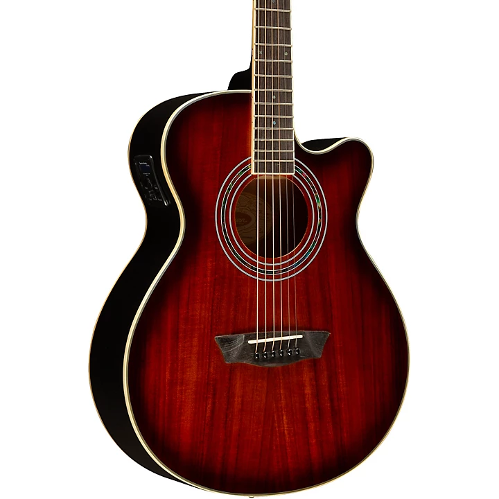 Washburn EA55G A Festival Acoustic Electric Guitar Koa Burst