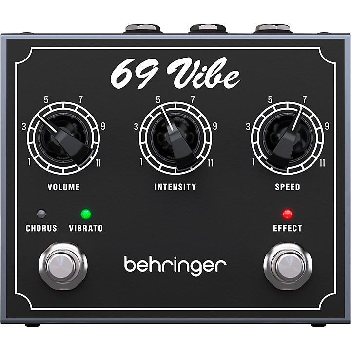 Behringer 69 Vibe Uni Vibe Effects Pedal Black
