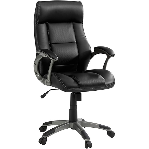 Manager Chair Leather Black