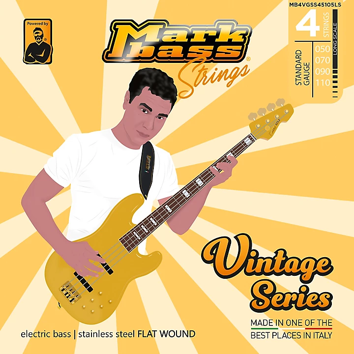 Markbass Vintage Series Stainless Steel Flat Wound 50