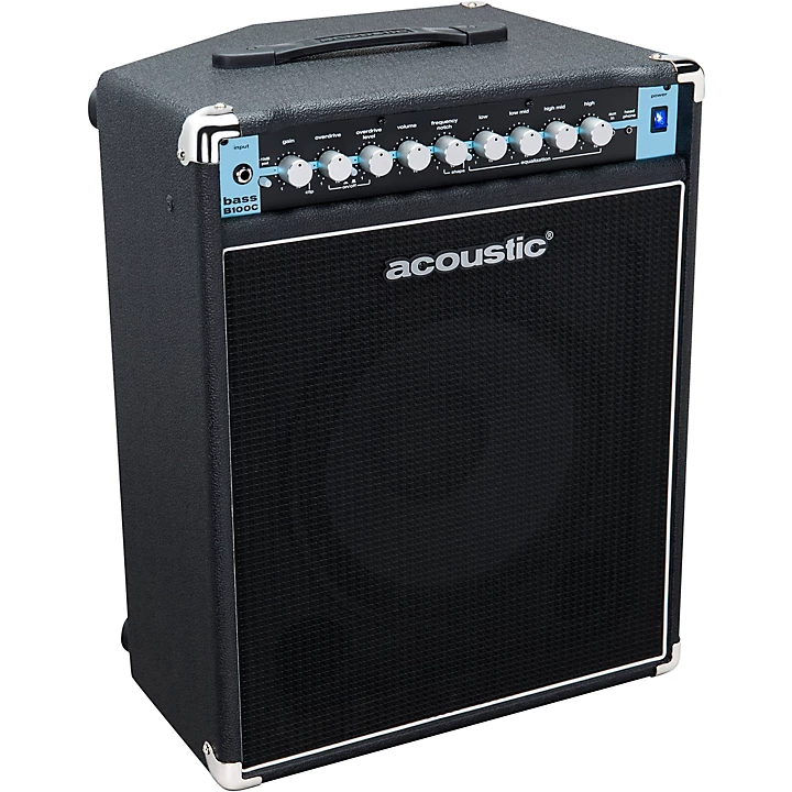 Acoustic B100C 1x12 100W Bass Combo With Tilt Back Cab Black