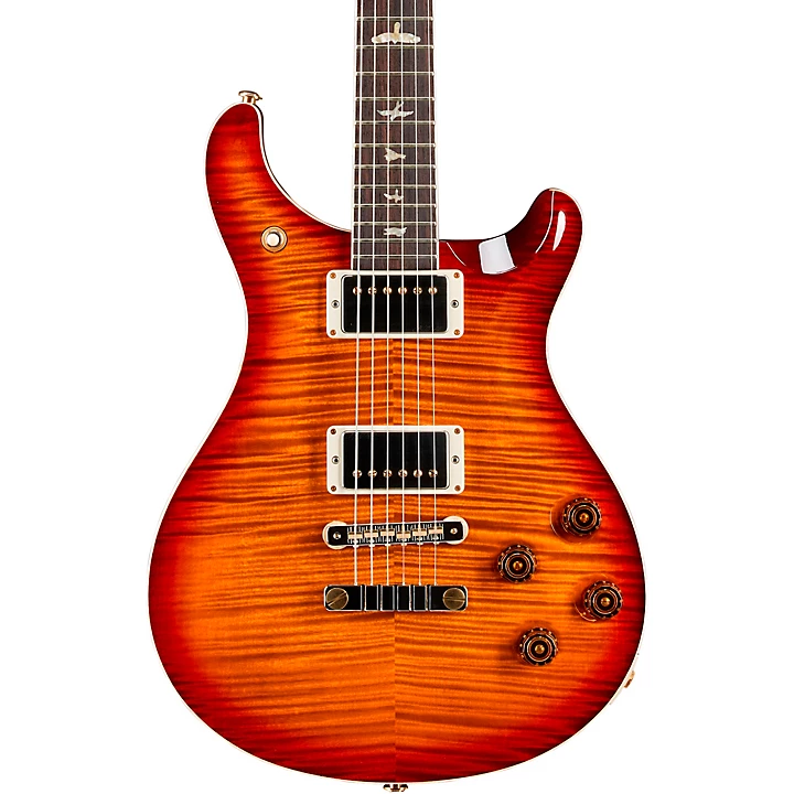 McCarty 594 with 10 Top and Pattern Vintage Neck Electric Guitar Dark Cherry Burst