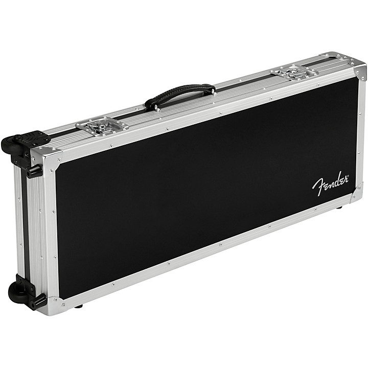 CEO Guitar Flight Case with Wheels Aluminum Gray