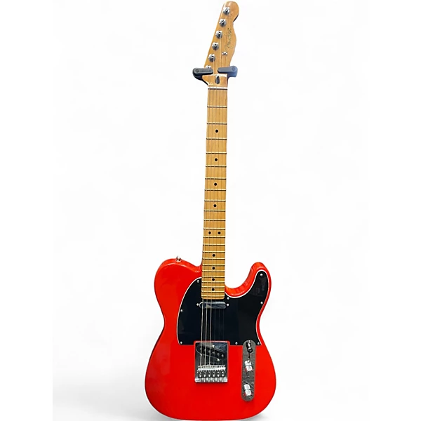 Used Fender Player II Telecaster Coral Red Solid Body Electric Guitar