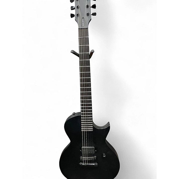 Used ESP LTD black metal Black Solid Body Electric Guitar