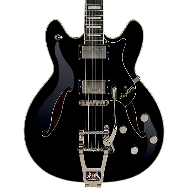 Tremar Viking Deluxe Electric Guitar Gloss Black