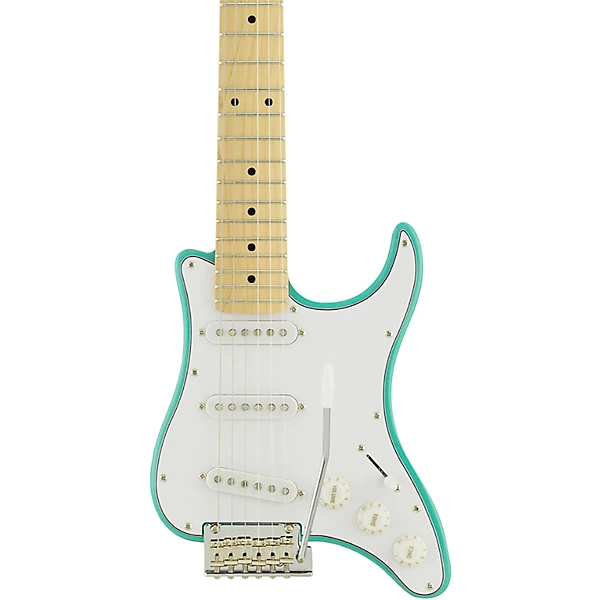 Travelcaster Deluxe Electric Travel Guitar Surf Green