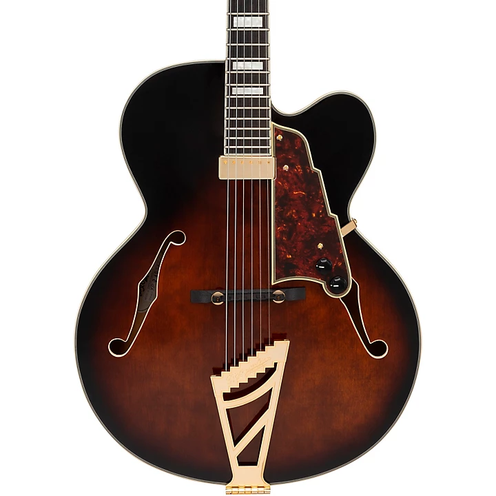 D'Angelico Premier EXL 1 Hollowbody Electric Guitar Brown Burst
