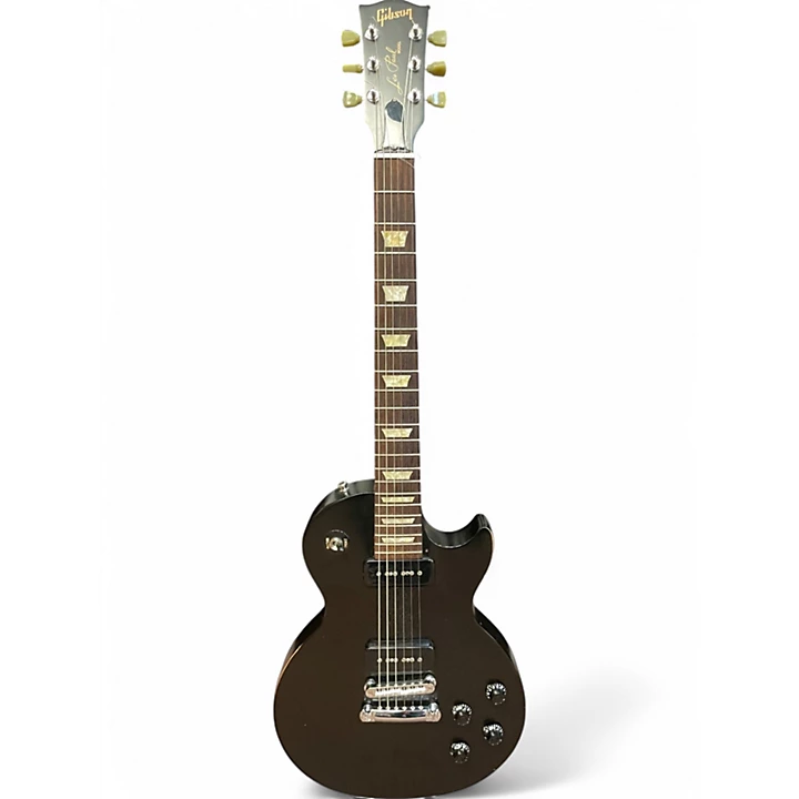 Gibson Used 2010 Gibson Les Paul Tribute Ebony Solid Body Electric Guitar.gc