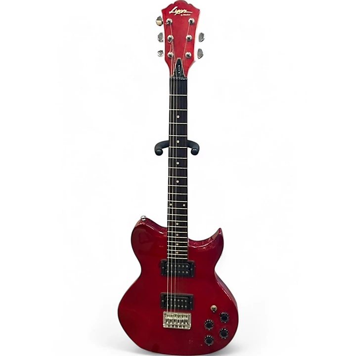 Lyon Used Lyon DC Dakota Red Solid Body Electric Guitar.gc