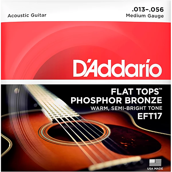 EFT17 Flat Top PB Medium Acoustic Guitar Strings
