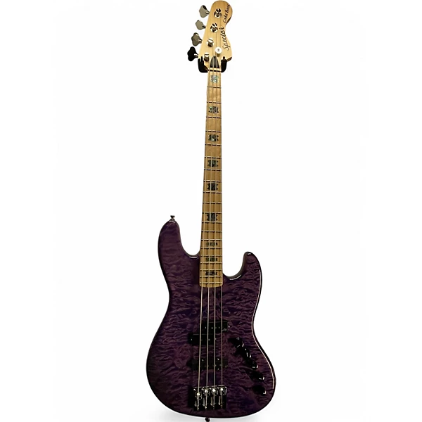 Spector Used Spector Coda 4 DLX Purple Electric Bass Guitar.gc
