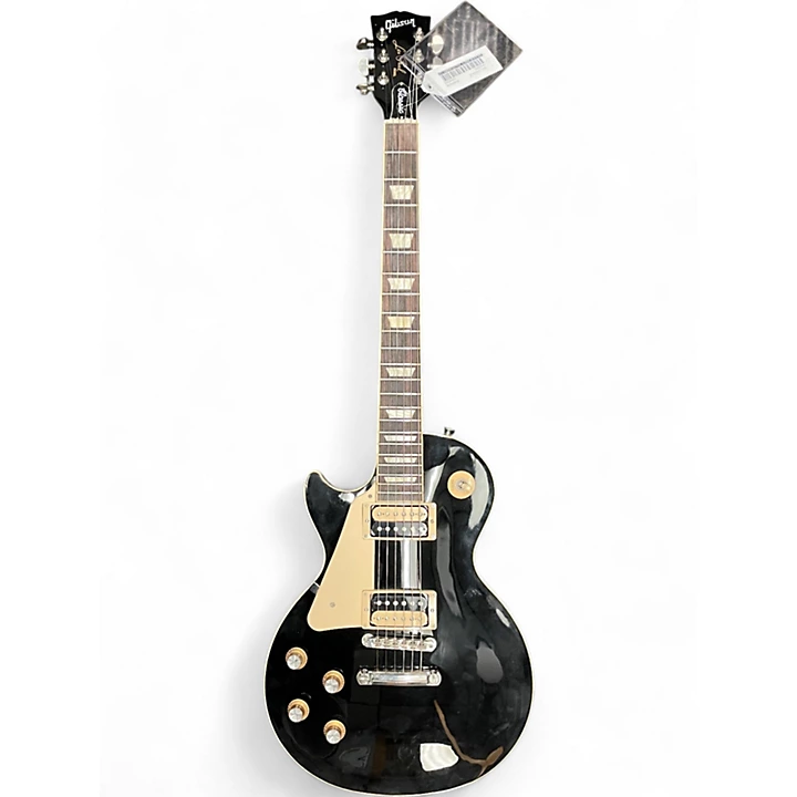 Gibson Used Gibson Les Paul Classic Black Solid Body Electric Guitar