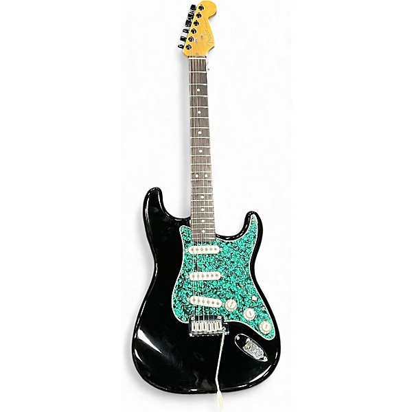 Used Fender Stratocaster Metallic Black Solid Body Electric Guitar