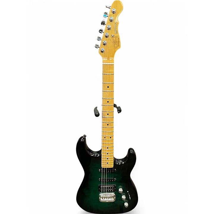 Used G&L USA Legacy Emerald Green Solid Body Electric Guitar