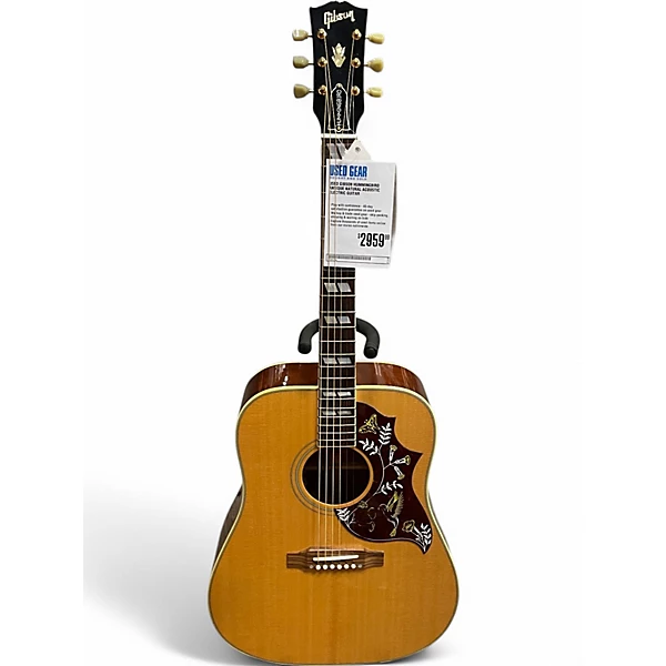 Used Gibson Hummingbird Antique Natural Acoustic Electric Guitar